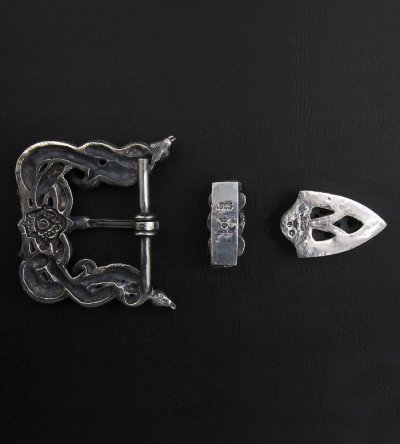 画像4: Large Snake & Buffalo Skull Belt Buckle