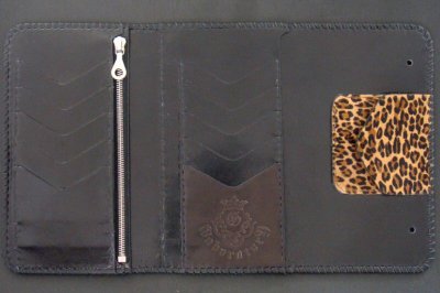 画像5: Unborn Calf Medium Leopard Long Wallet