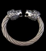 Lion Cable Wire Bangle