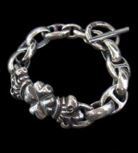 4Heart ID With H.W.O&Anchor Links Bracelet