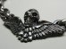 画像3: Wing Skull & Chain Links Necklace (3)