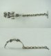 画像5: Triple Skull Dagger On Crown With Chain Links Bracelet (5)