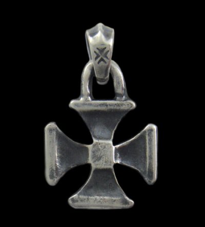 画像1: Long Iron Cross Pendant