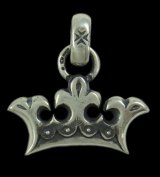 Large Crown With H.W.O  Pendant