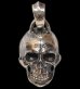 画像1: Large Skull Full Head Pendant (1)