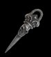 画像1: Skull Crown Dagger With Chiseled Loop Pendant (1)