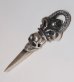 画像3: Skull Crown Dagger With Chiseled Loop Pendant (3)