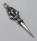 画像2: Skull Crown Dagger With Chiseled Loop & H.W.O Pendant (2)