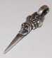 画像3: Skull Crown Dagger With Chiseled Loop & H.W.O Pendant (3)