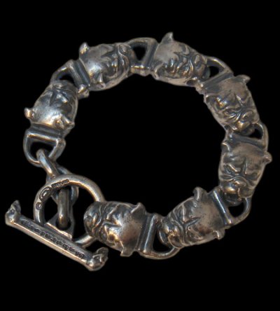 画像1: All Bulldog Links Bracelet