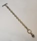 画像4: Small Oval Chain Links With 1Drop Skull Bracelet (4)