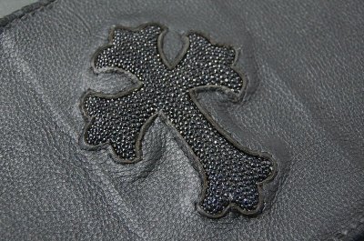 画像4: Stingray Traditional Cross Inlay Buffalo Long Wallet