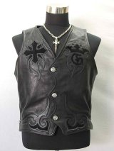Gaboratory Tribal Leather Vest