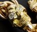 画像2: 18k 7 Skull with Diamond Bracelet (2)