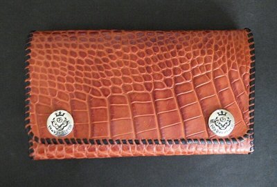 画像3: Crocodile Horn Back Long Wallet