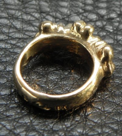 画像6: Gold Small 4Heart Crown Ring