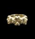 画像1: Gold Small 4Heart Crown Ring (1)