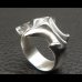 画像2: Sculpted Oval Diamond Shape Ring (2)