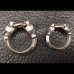 画像8: 10K Gold Ring With 1/9 Panther Triangle Wire Bangle Ring