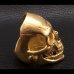 画像4: 10K Gold Old Skull Full Face Ring( Pure Gold Color Finish)