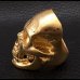 画像5: 10K Gold Old Skull Full Face Ring( Pure Gold Color Finish)