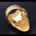 画像8: 10K Gold Old Skull Full Face Ring( Pure Gold Color Finish)