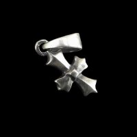 Quarter Asymmetry Gothic Cross Pendant