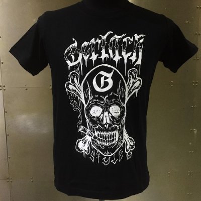 画像2: Gerlach Smoking Skull Masato T-shirt [Black]