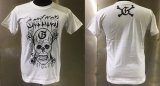 Gerlach Smoking Skull Masato T-shirt [White]