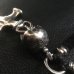 画像17: Large Skull With Hammer Cross & Braid Leather Necklace