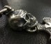 画像12: Half Large Skull With Hammer Cross & Braid Leather Necklace
