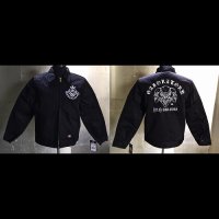 Gaboratory Triple skull Embroidery Work Jacket (刺繍)