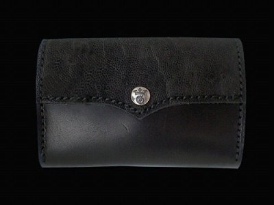 画像4: Elephant & Saddle Leather Coin Card Case(Black)