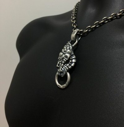 画像10: Snake head Pendant (Maltese Cross Stamp)