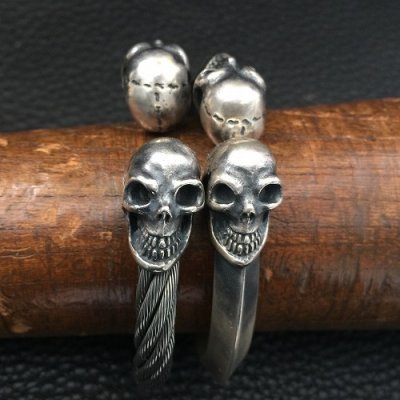 画像9: Miracle Skull Cable Wire Bangle