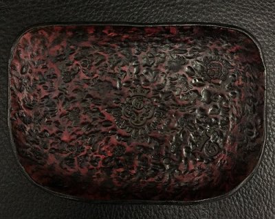 画像1: Gaboratory Textured Leather Gun Tray  [Red]