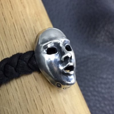 画像12: Face Braid Leather Bracelet