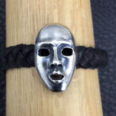 画像11: Face Braid Leather Bracelet