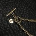 画像5: 14K Gold 5mm Marine Chain Bracelet With Drop G&Crown Heart Plate