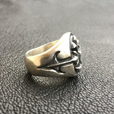 画像6: Cross Oval Signet Pinky Ring