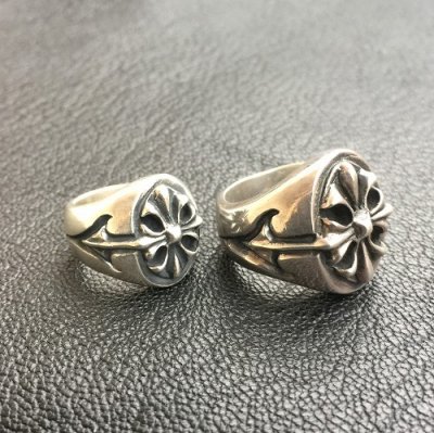 画像10: Cross Oval Signet Pinky Ring