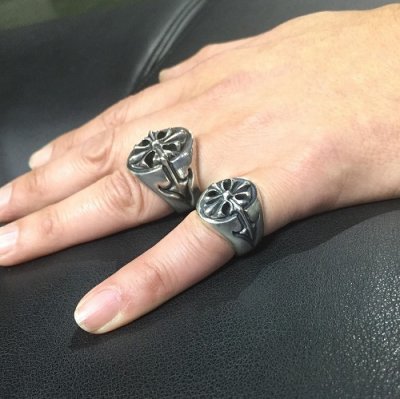 画像15: Cross Oval Signet Pinky Ring