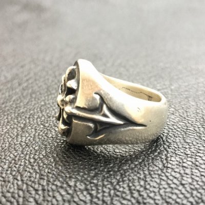 画像5: Cross Oval Signet Pinky Ring
