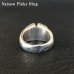 画像7: Sculpted Oval Narrow Pinky Ring & Sculpted Oval Wide Pinky Ring