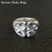 画像4: Sculpted Oval Narrow Pinky Ring & Sculpted Oval Wide Pinky Ring
