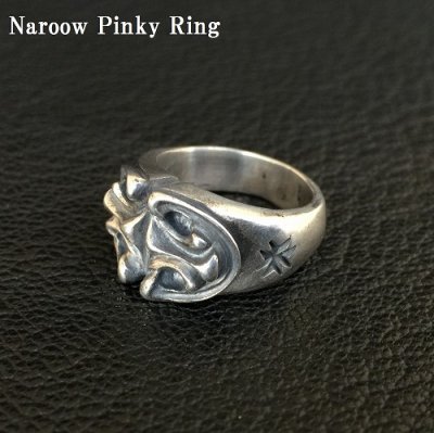 画像5: Sculpted Oval Narrow Pinky Ring & Sculpted Oval Wide Pinky Ring