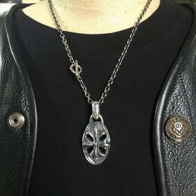 画像11: Half Cross Oval Pendant