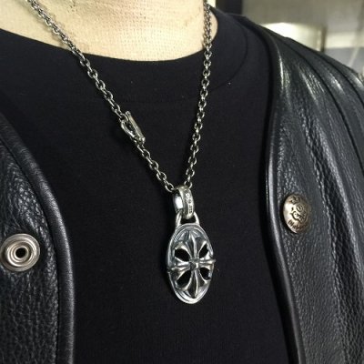画像10: Half Cross Oval Pendant