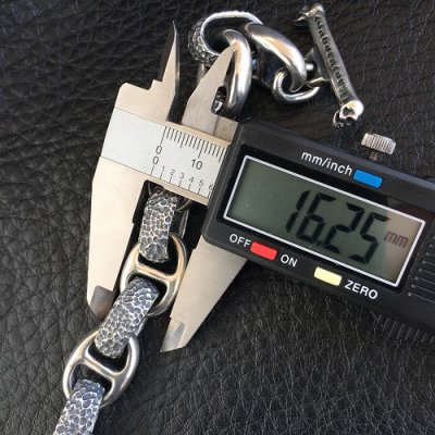 画像5: Miracle Smooth Anchor & Chiseled Largest H.W.O Links Bracelet