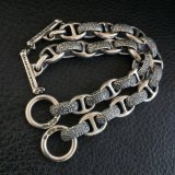 Miracle Smooth Anchor & Chiseled Largest H.W.O Links Bracelet